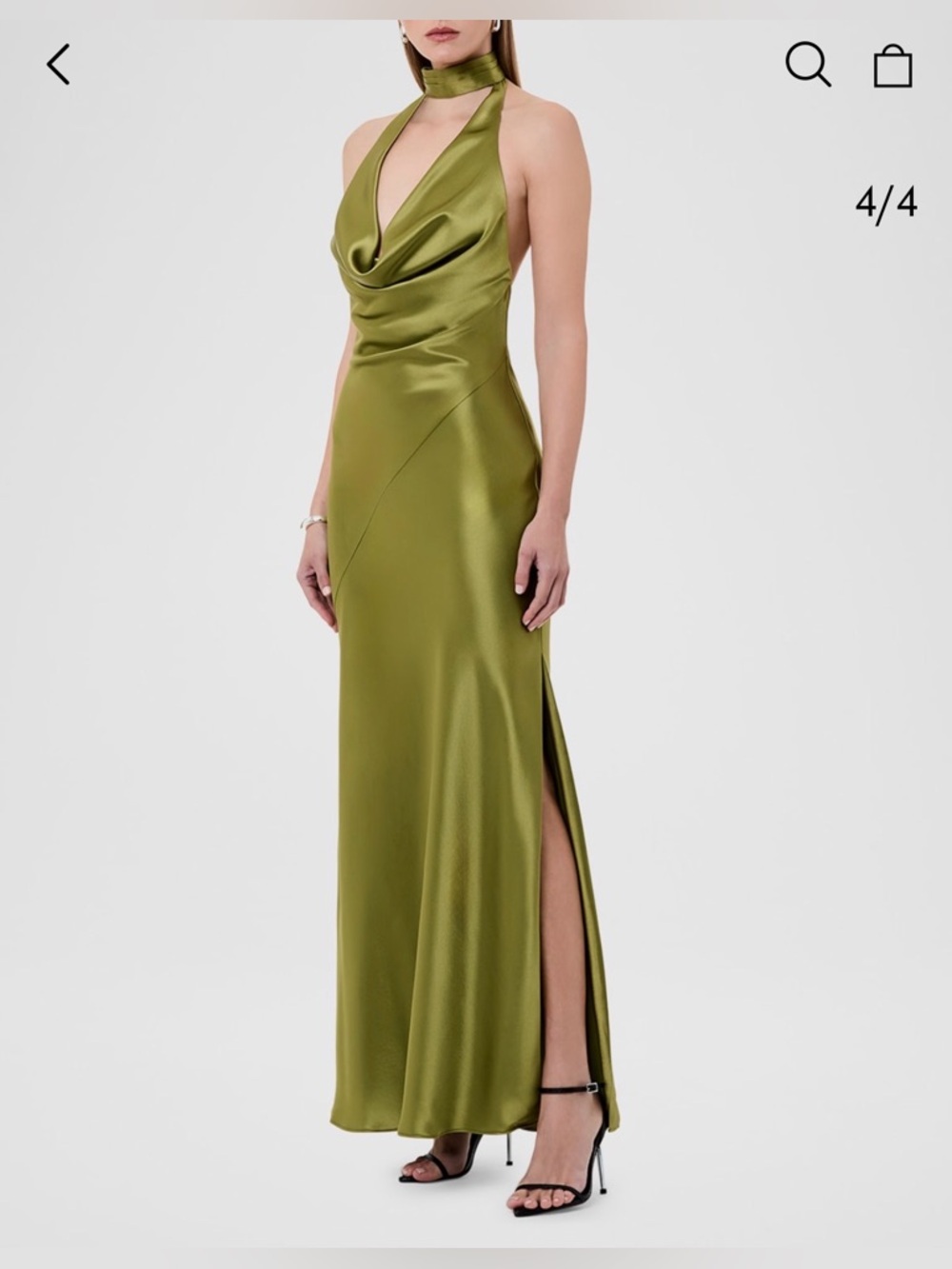 NWT NICHOLAS Leaf Green gown
